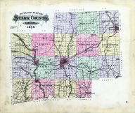 Outline Map, Stark County 1896